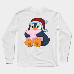 Penguin Sleeping Pillow Long Sleeve T-Shirt